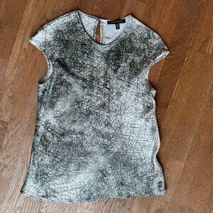 Judith & Charles 100% Silk Sleeveless Blouse - Size 8 - CANADIAN MADE